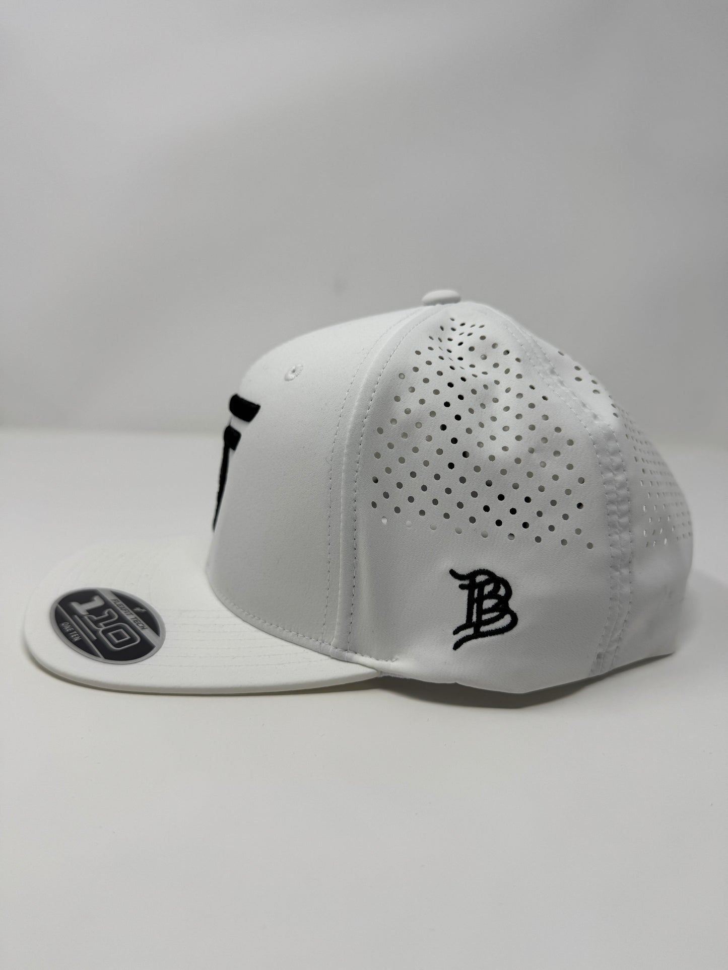 NF Branded Bills - All White Flat Bill Snapback