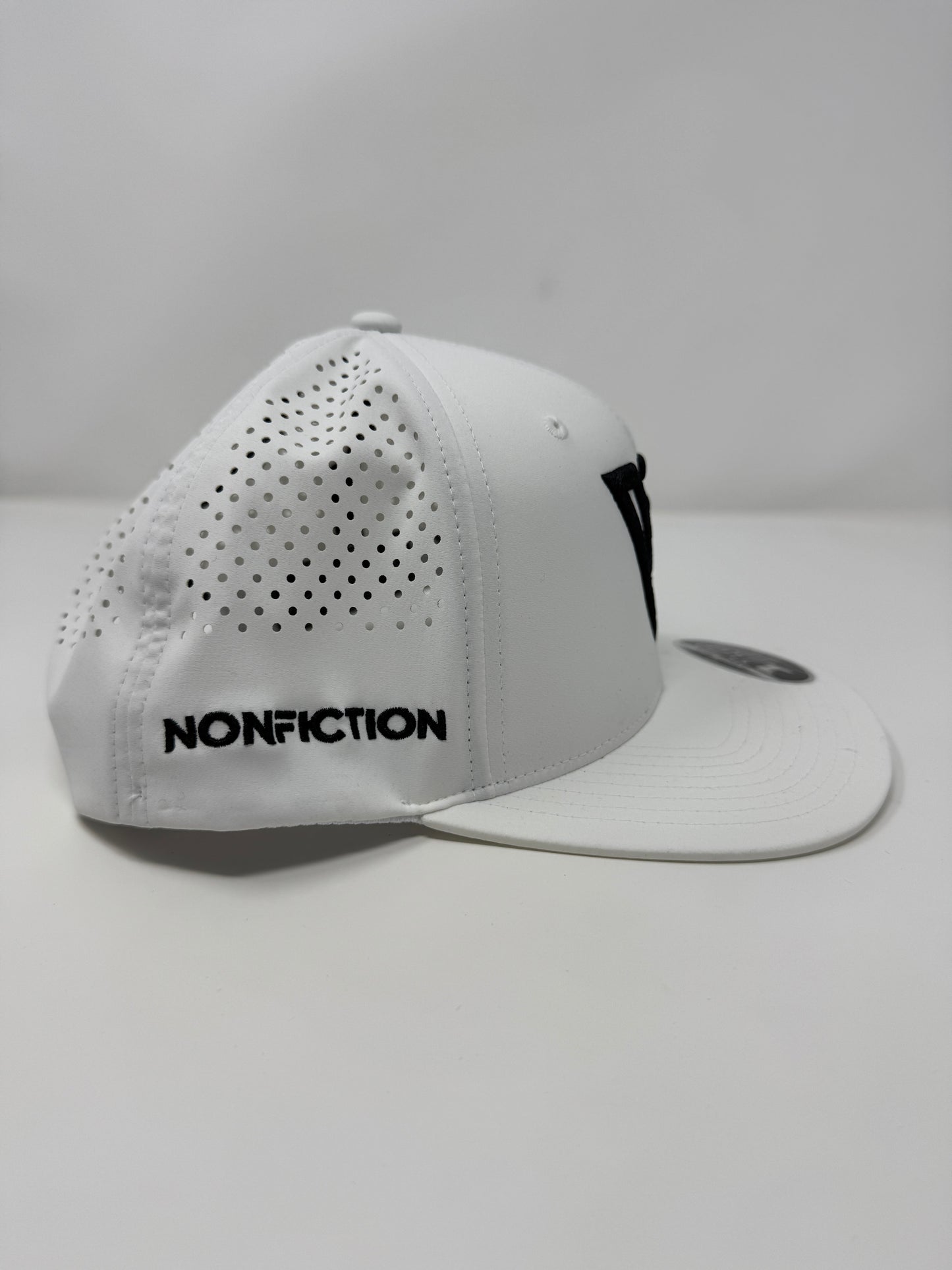 NF Branded Bills - All White Flat Bill Snapback
