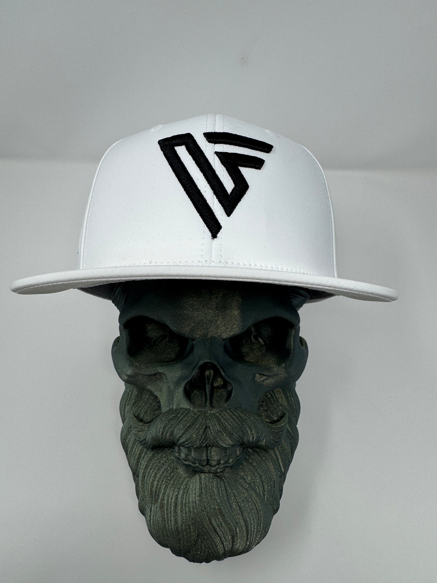 NF Branded Bills - All White Flat Bill Snapback