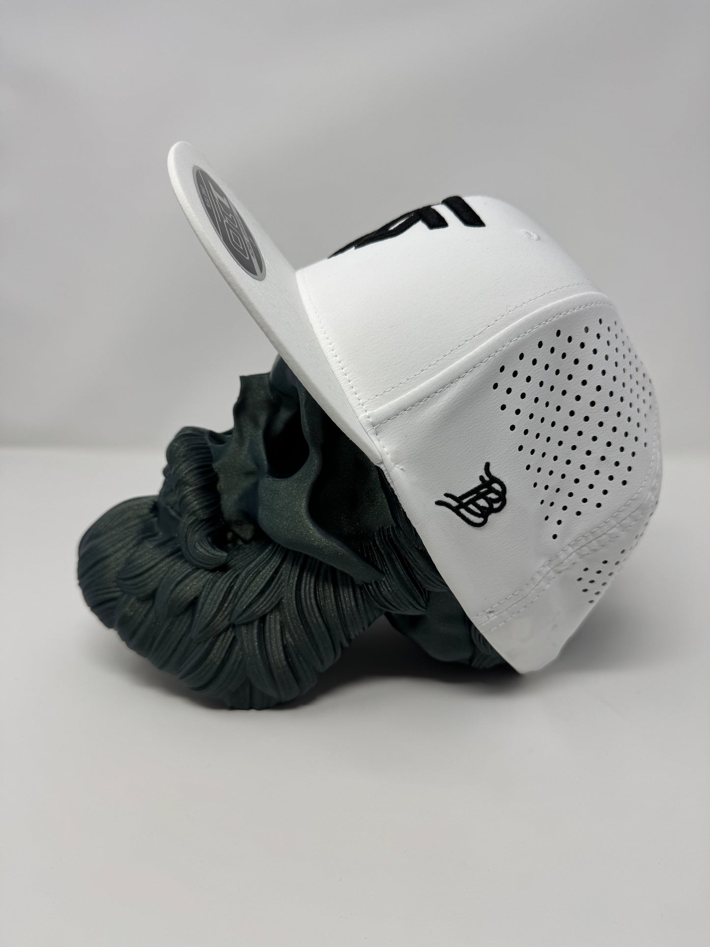 NF Branded Bills - All White Flat Bill Snapback